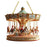 2D Santa Carousel Christmas Hanging Ornament