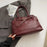LEFTSIDE PU Leather Retro Tote Bag for Women 2025 Winter Trend New Fashion Y2K Handbags Females Travel Shoulder Crossbody Bags
