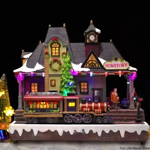 Luminous Christmas Music House