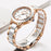 Rose Gold Ladies Watch  New Creative Waterproof