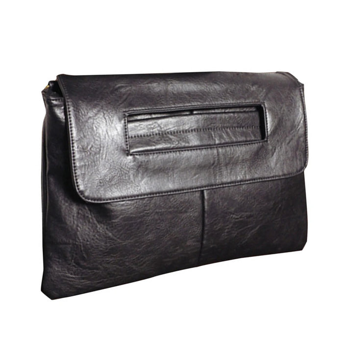 Fashion evening bag, elegant and exquisite, vintage PU leather clutch bag, large capacity wristlet handbag women's wallet envelo