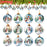 Christmas Snow Scene Wooden Pendants