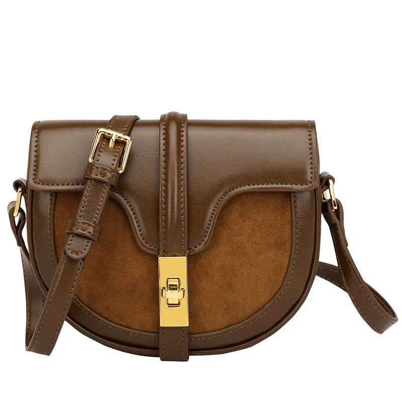 SR Leather Crossbody  Saddle Bags Mini Vintage