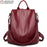 Waterproof Anti-Theft Leather Backpack