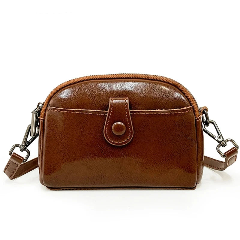 Genuine Cowhide Shoulder Bag