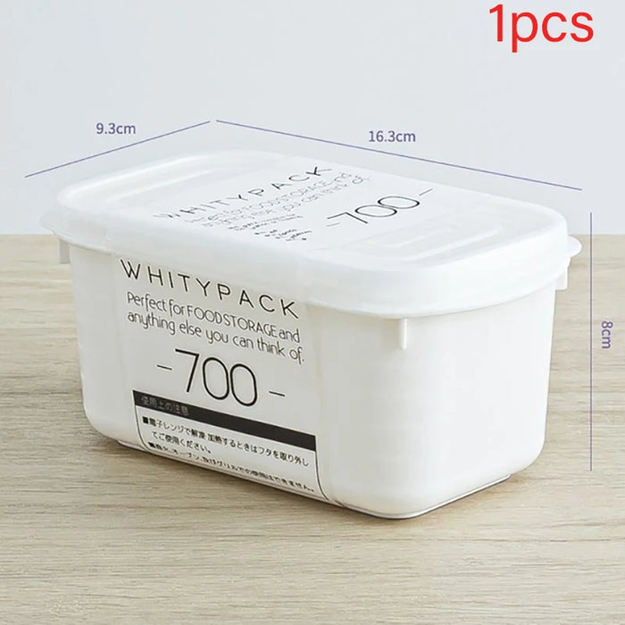White Airtight Food Storage Containers