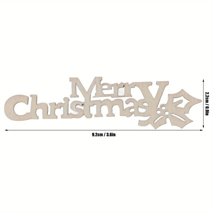10pcs Christmas Letter Ornaments.