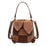Women's Pail Bag 2023 New Bow Party Cross-body Bag Frosted Woven Portable Bucket Bag 3D Handbag Lovely Chocolate Cylindrical Bag