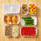 White Airtight Food Storage Containers