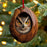 Acrylic Cartoon Forest Christmas Ornaments