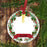 Personalized Baby Christmas Ceramic Ornament