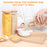 Kitchen Clear Rectangle Storage Jars with Bamboo Lids