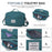 Travel Foldable Duffel Bag for Airlines Carry on Bag for Women Girls Lightweight Large Capacity Sports Weekend Trip Overnigh Bag