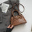 LEFTSIDE PU Leather Retro Tote Bag for Women 2025 Winter Trend New Fashion Y2K Handbags Females Travel Shoulder Crossbody Bags