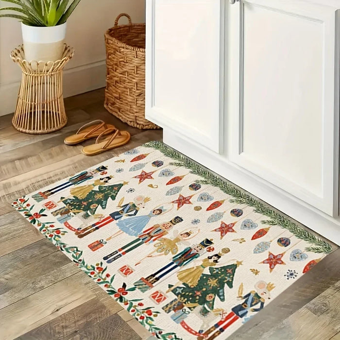 Christmas Nutcracker Kitchen Mat
