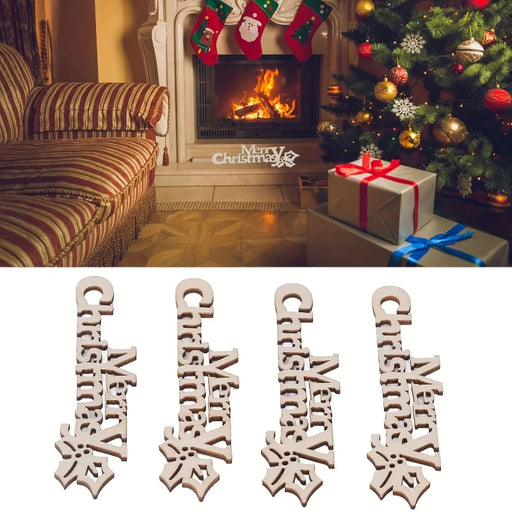 10pcs Christmas Letter Ornaments.