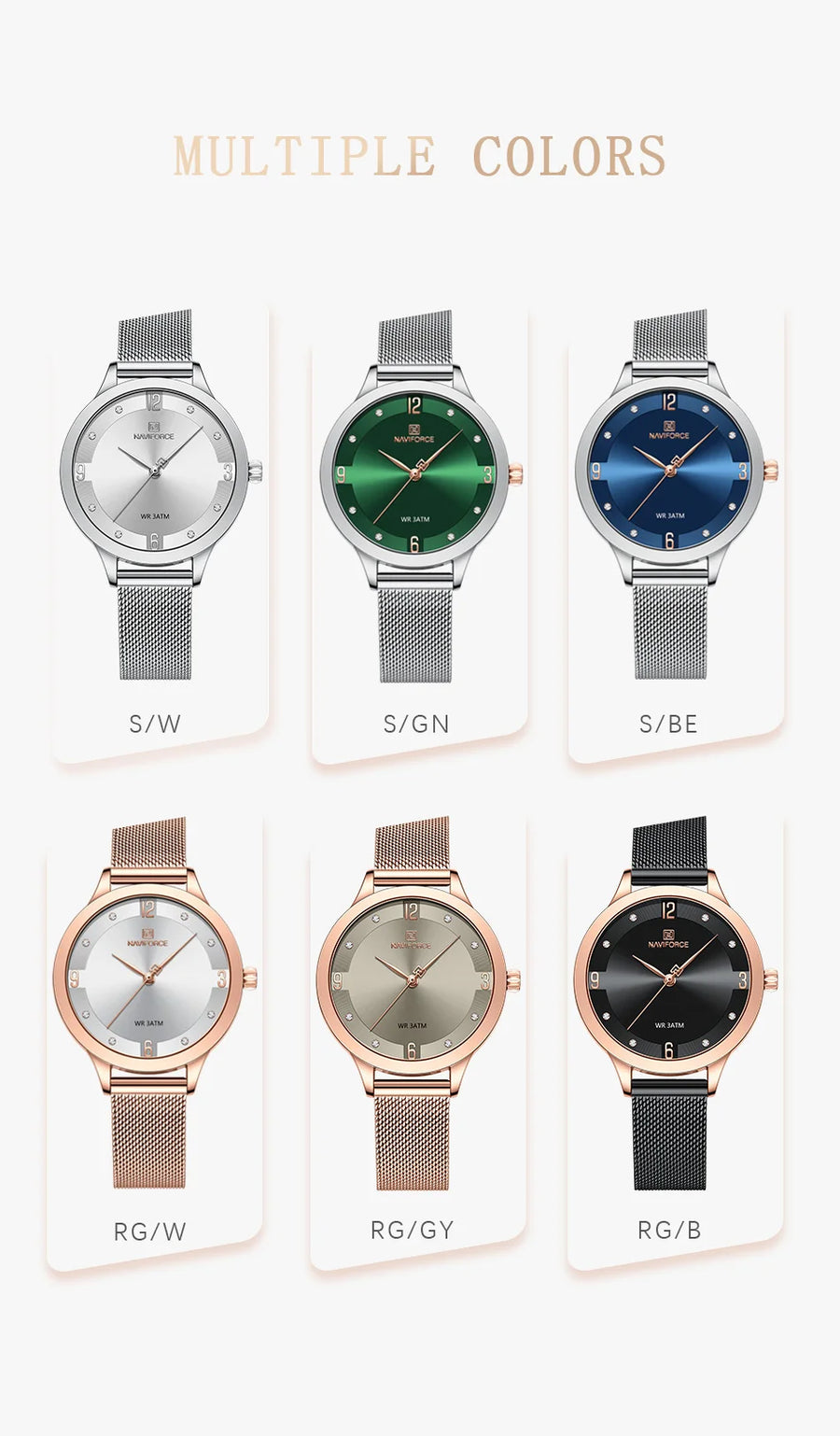 Stainless Strap  Wrist Watch