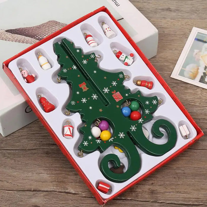 1 Pc Creative Wooden Christmas Tree Ornament
