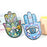 Personalized Colorful Hand of Fatima Ceramic Ornament