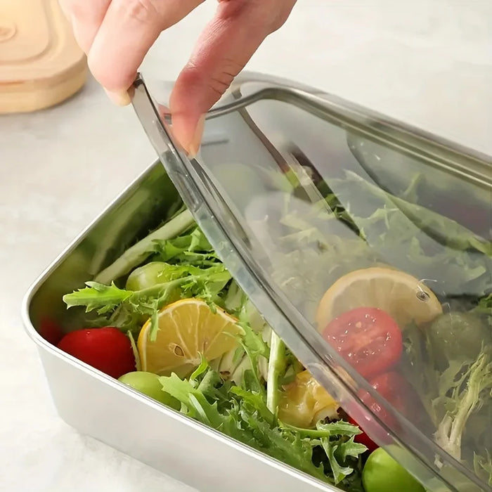 3-Piece Stainless Steel Food Storage Bowls Set