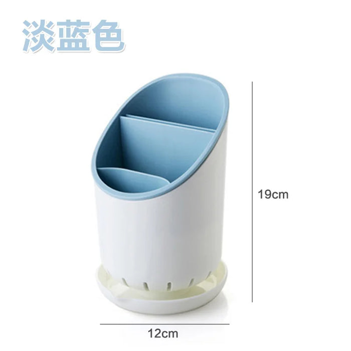 Plastic Cutlery Storage Holder & Drainer