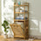 Bamboo Laundry Hamper with Shelf