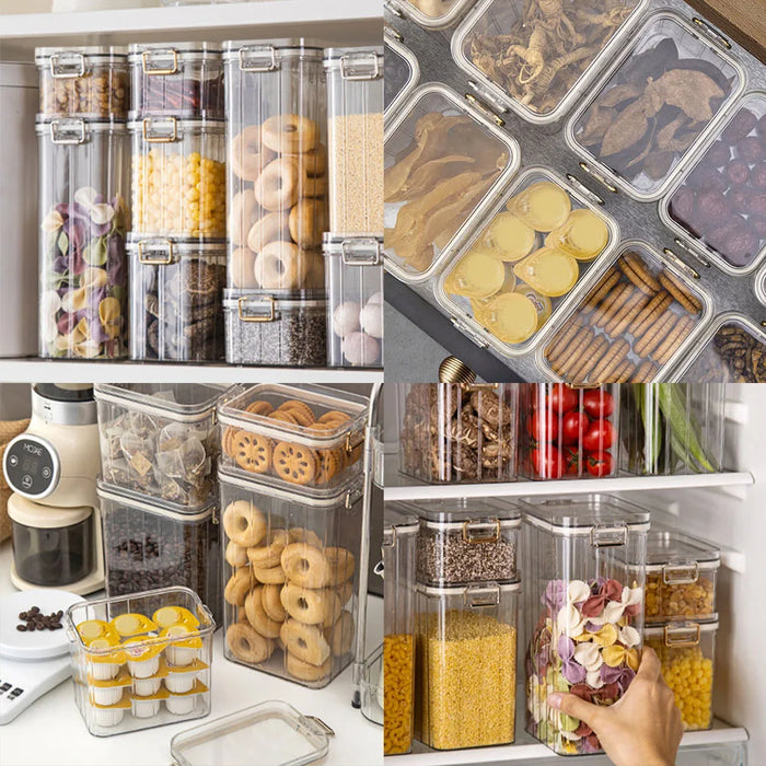 Clear Plastic Food Storage Containers