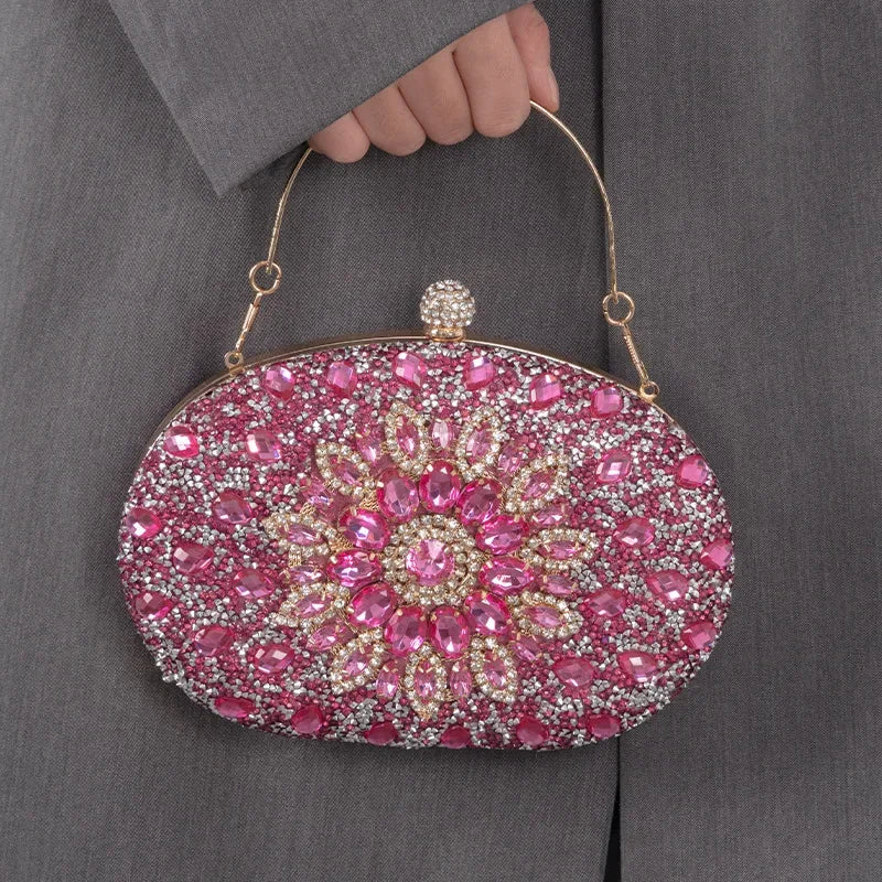 Diamond Evening Clutch Bag
