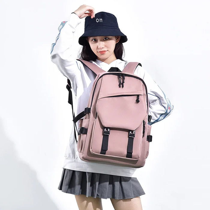Fashion Travel Backpack for Women and Men Large capacity 14 inch Laptop Bags High Quality Student School Bag Couple Backpacks