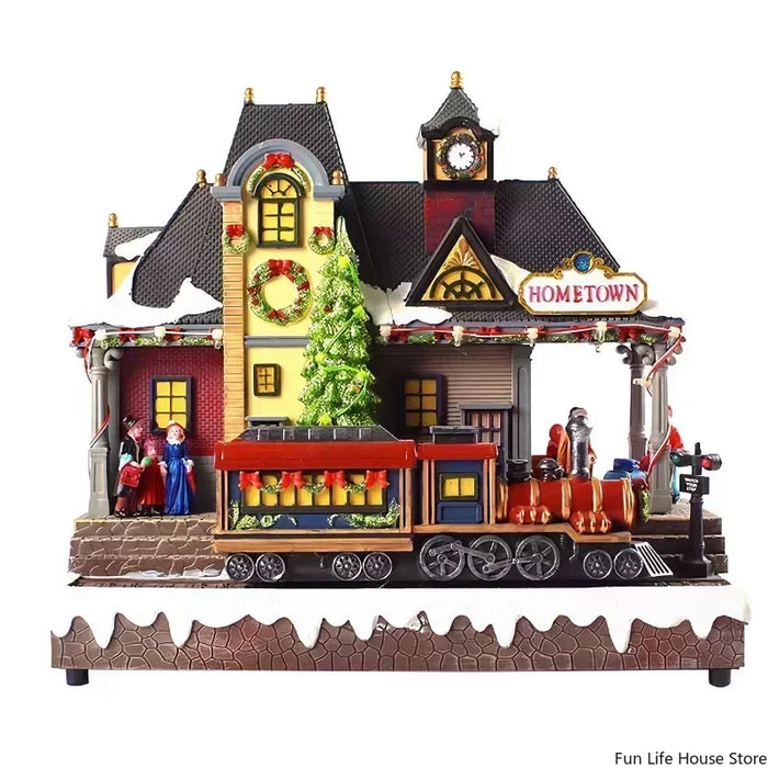 Luminous Christmas Music House