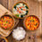 Natural Wooden Soup & Salad Bowls