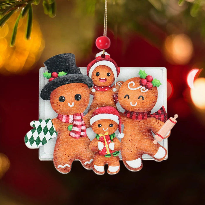 Christmas Wooden Gingerbread Man Ornament