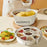 8-Grid Transparent Kitchen Seasoning Storage Box with Sealed Lid & Handle