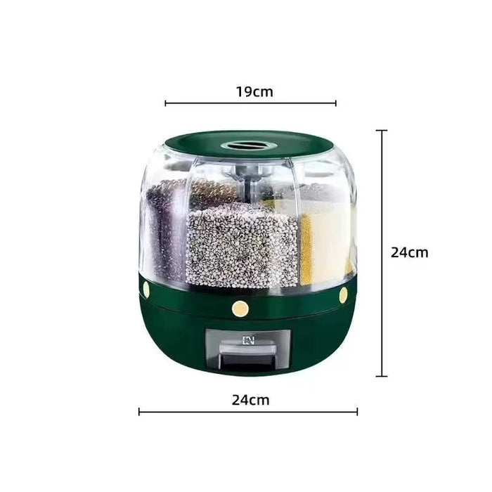 6kg Rotating Rice & Grain Dispenser