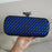 Gold Evening Clutch Bag for Women Leather and Bright Line Woven Purse Elegant Ladies Metal Knot Party Handbag Bolsas Femininas