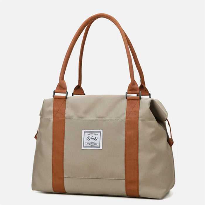 Fashion Large Travel Bag Women Cabin Tote Bags Handbag Oxford Cloth Canvas Waterproof Shoulder Bag Women Weekend Overnight Bag