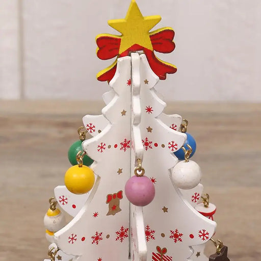 1 Pc Creative Wooden Christmas Tree Ornament