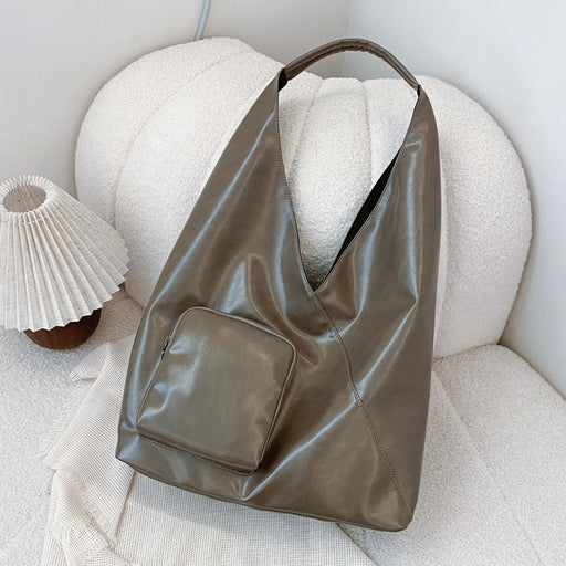 Large Leather Shoulder & Tote Bag