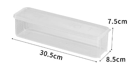1PC Long Rectangular Plastic Food Storage Container