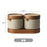 Ceramic Food Storage Jar with Wooden Lid & Spoon