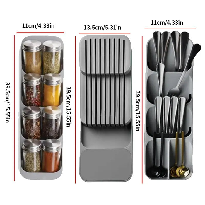 Kitchen Drawer Cutlery Organizer Tray