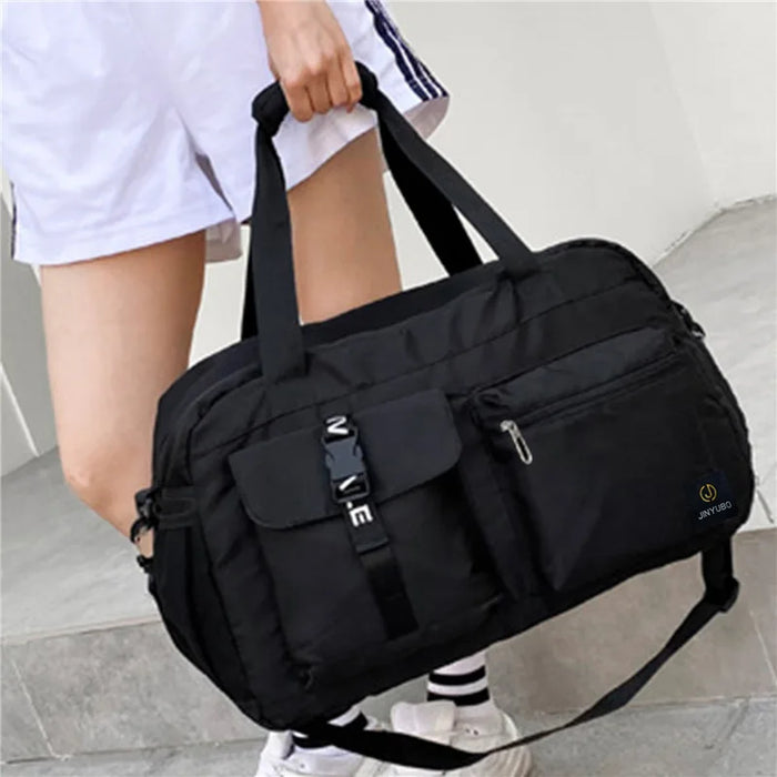 Women's Travel Handbag Multi-Function Travel Bags Casual Sport Bags Female 2023 Large Capacity Shoulder Crossbody Luggage Bag