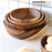 Natural Wooden Kitchen Bowl