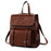 Women Backpack Cross body Laptop Bag Daypack Genuine Leather Travel Book School Female Cowhide Rucksack Shoulder Messenger Bags