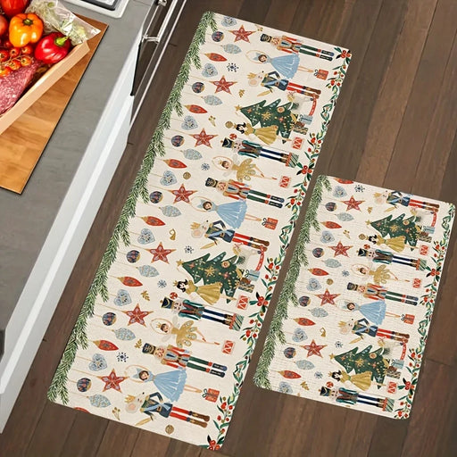 Christmas Nutcracker Kitchen Mat