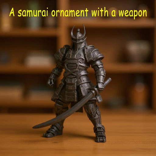Samurai Ornament with Weapons
