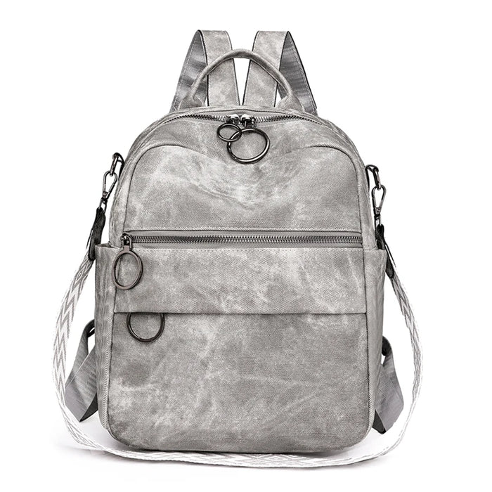 Fashion Backpack Women Quality Leather Rucksacks Ladies Shoulder Bag Multifunction Travel Back Pack Large School Bags for Girls