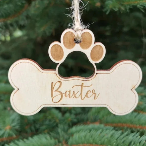 Personalized Dog Ornament