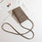 Women Soft Pu Leather Flap Crossbody Bags Fashion Versatile Phone Bag Shoulder Purses Simple Solid Wallet Handbag Travel Purse