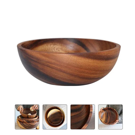 Natural Wooden Kitchen Bowl